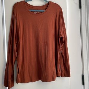 terra&sky, women’s long sleeve shirt, size 2x (20w-22w).